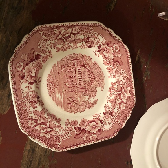 3- Avon Cottage Wedgewood Salad Plates - Picture 7 of 10